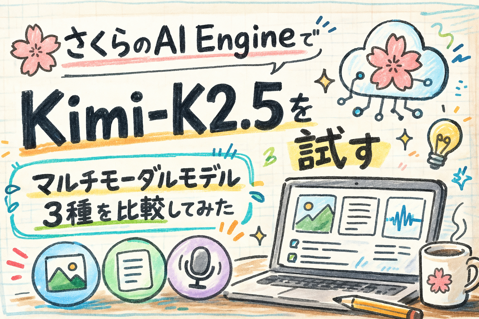 さくらのAI EngineでKimi-K2.5を試す｜マルチモーダルモデル3種を比較してみた