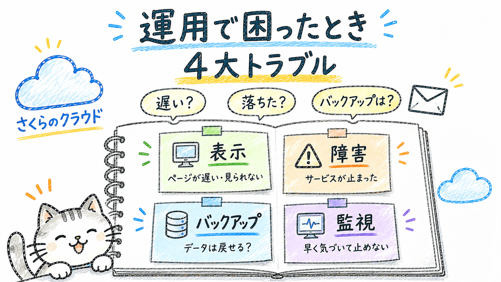 Webディレクター向け｜遅い・落ちた・バックアップは？サイト運用におけるトラブル対応 | さくらのクラウドラボ by NETASSIST