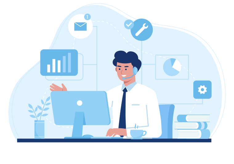 NETASSISTのエンジニアイラスト