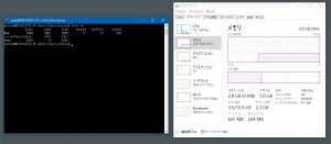 Bash on Windwos での free コマンド