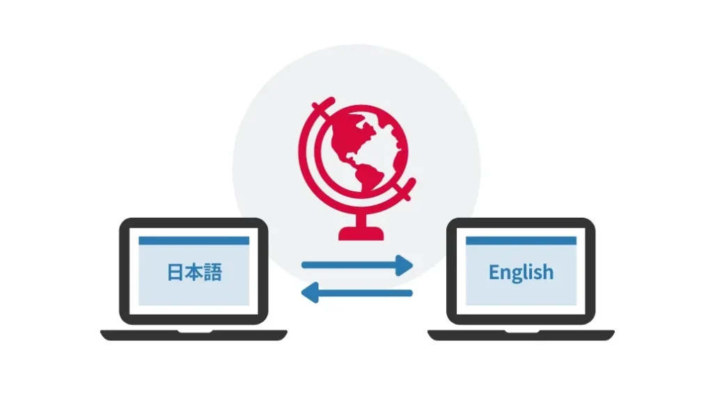 グローバル対応を表す図